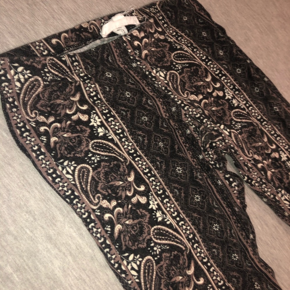 Wide leg, hippie pattern pants